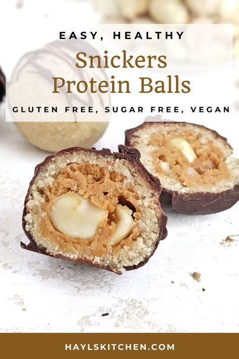 Healthy Protein Desserts, Snickers Protein, Paleo Granola, Protein Powder Recipes, All Candy, Protein Desserts, Protein Bites, Protein Balls, Protein Ball