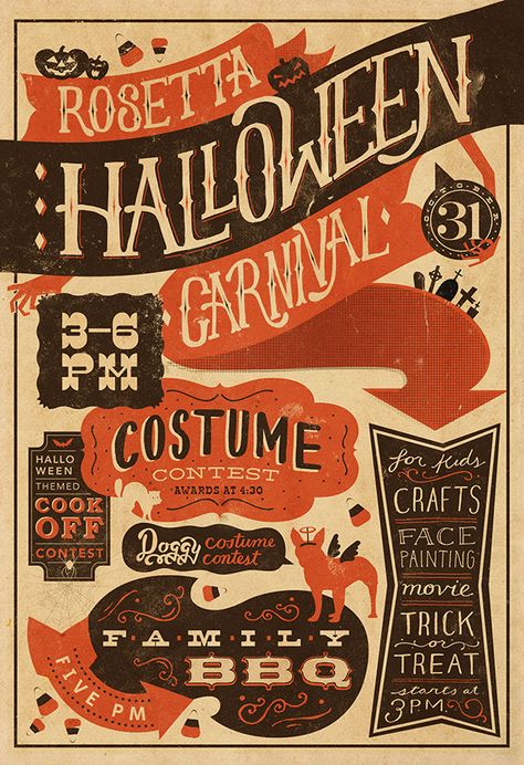 Halloween Event Poster, Vintage Halloween Posters, Carnival Event, Carnival Design, Contest Poster, Halloween Party Poster, Collage Des Photos, Halloween Layout, Lizzie Hearts