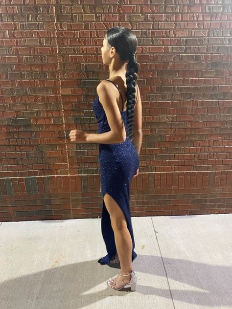 #hoco #navyblue #dress Hoco Black Women, Dark Blue Hoco Dress, Navy Blue Hoco Dress, Navy Blue Dress Outfit, Blue Hoco Dress, Hoco Dresses Black Women, 8th Grade Prom Dresses, Blue Hoco Dresses, Black Hoco Dresses