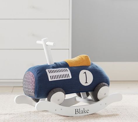 Garage Nursery, Race Car Nursery, Pottery Barn Kids Nursery, Boy Nursery Cars, Car Themed Nursery, Vintage Car Nursery, Boy Nurseries, Nursery Rocker, Car Nursery