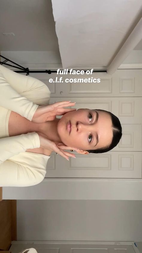 full face of e.l.f. cosmetics — everyday makeup look Church Makeup, Full Makeup Tutorial, Healthy Makeup, Drugstore Makeup Tutorial, Everyday Makeup Routine, Take Care Of Your Skin, Makeup Help, Swag Makeup, Elf Cosmetics