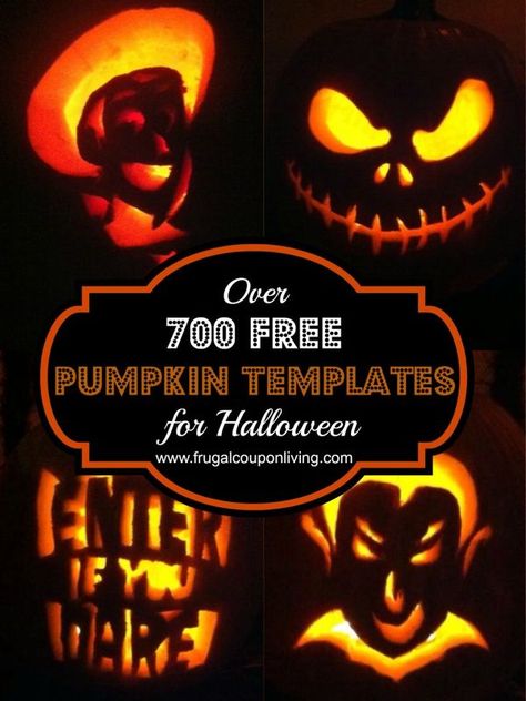 FREE Pumpkin Templates, the perfect carving ideas and patterns for your Halloween Jack O'Lantern.                                                                                                                                                                                 More Pumpkin Templates, Halloween Food Crafts, Pumpkin Stencils Free, Lantern Template, Pumpkin Stencils, Creative Pumpkin Carving, Fairy Halloween Costumes, Pumpkin Template, Halloween Pumpkin Designs