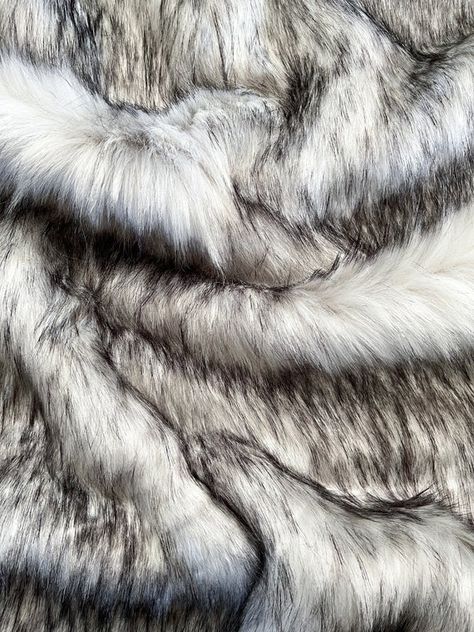 Fur Fabric Swatch, Fur Material Fabrics, Rave Review, Fur Costume, Dyed Tips, Fur Texture, Faux Fur Material, Grey Fur, Home Decor Baskets