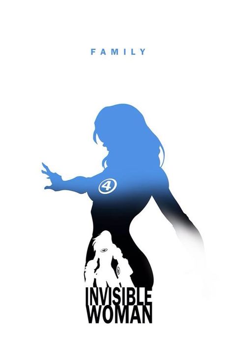 Superheroes Wallpaper, Superhero Silhouette, Mister Fantastic, Invisible Woman, Marvel Vs Dc, Marvel Entertainment, Marvel Girls, Comic Movies, Fantastic Four