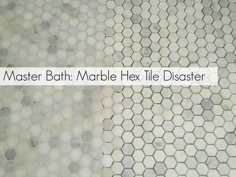 Subway Tile Shower With Hexagon Floor, White Hexagon Tiles Bathroom, Calcutta Hexagon Tile Bathroom, Hexagon Tiled Shower Ideas, 2 Inch Marble Hexagon Tile Bathroom, Small Marble Hexagon Tile Bathroom, White Hex Bathroom Floor, Marble Hex Bathroom Floor, Hex Marble Tile Bathroom