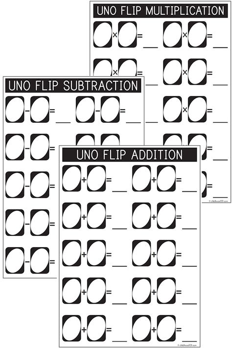 Fun Learning Games For 2nd Grade, Uno Flip Multiplication, Math Addition Games Second Grade, 1st Grade Subtraction Games, Math Facts 3rd Grade, Math Games Elementary School, Adding And Subtracting Within 20, Uno Math Game, Free Printable Math Games