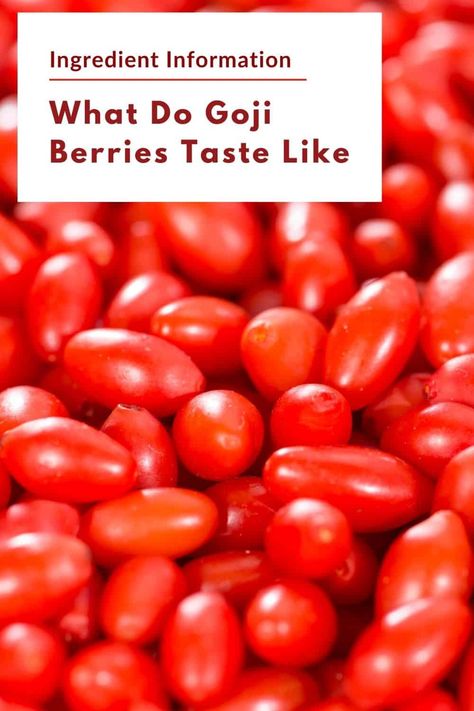 Have you ever wondered what goji berries taste like? Explore facts and recipes with goji berries here! Recipes With Goji Berries, Gogi Berries Recipes, Goji Berries Plant, Goji Berries Benefits, Gogi Berries, Goji Berry Recipes, Types Of Bellies, Dried Goji Berries, Types Of Berries