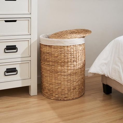 Laundry Basket Wicker, Smash Room, Thick Braids, Laundry Bins, Large Laundry Hamper, Wicker Laundry Hamper, Hamper With Lid, Laundry Basket With Lid, Laundry Hamper With Lid