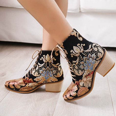 Buy Womens Boots, Lace Up Block Heel, Boho Boots, Summer Boots, Boots For Short Women, Short Women, Foot Health, Styl Retro, Boot Brands