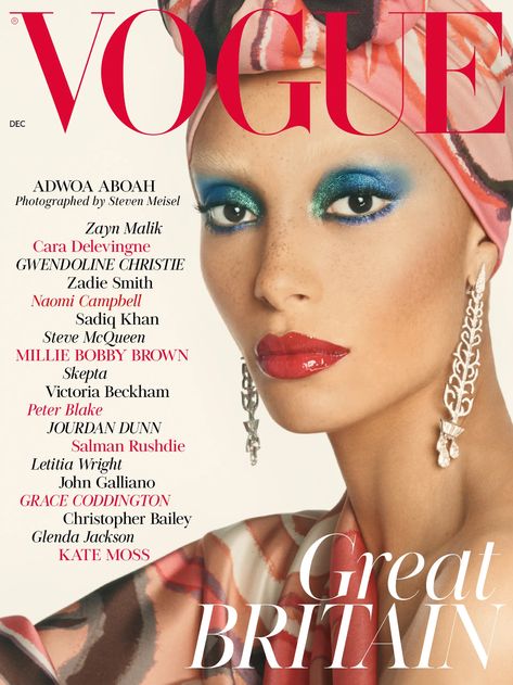 Edward Enninful addresses diversity debate with first cover for British Vogue | Fashion | The Guardian Glenda Jackson, Edward Enninful, Adwoa Aboah, Zadie Smith, Letitia Wright, Vogue Magazine Covers, Magazine Vogue, Vogue Archive, Steven Meisel