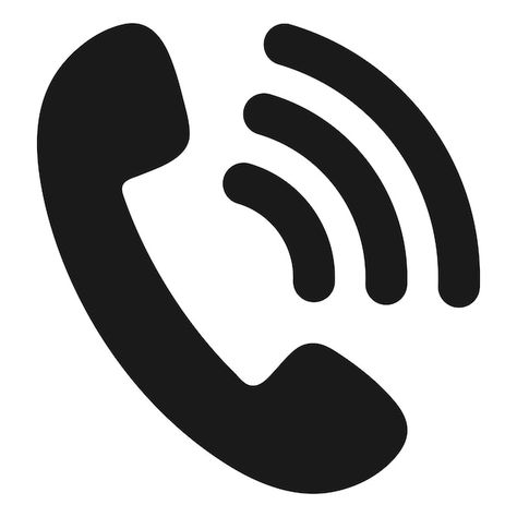 Vector vector phone icon | Premium Vector #Freepik #vector #telephone #call #call-button #hotline-icon Phone Vector Illustration, Logo Telephone, Telephone Sticker, Phone Call Icon, Call Vector, Phone Symbol, Telephone Icon, Phone Ringing, Call Icon