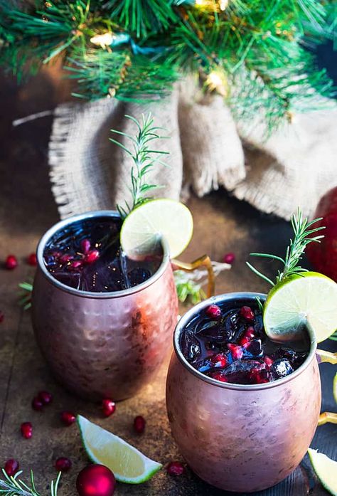 Pomegranate Moscow Mule, Frozen Moscow Mule Recipe, Best Moscow Mule, Holiday Mules, Pomegranate Benefits, Nye Food, Moscow Mule Drink, Moscow Mule Recipe, Mule Cocktail