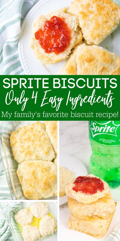 Sprite Biscuits are an easy 4 ingredient recipe for you to try out. This sprite biscuit recipe is great for breakfast or dinner. Bisquick Biscuits are calling your name. #passion4savings #biscuits #sprite #lemonlime #biscuitrecipe #4ingredient #sourcream #breakfast Bisquick And Sprite Biscuits, Biscuits With Sprite And Sour Cream, Sprite Recipes Food, Bisquick Sprite Biscuits, Sprite Biscuits With Flour, Biscuits Made With Sprite, Sprite Biscuits With Bisquick, Sprite Rolls, Biscuits With Sprite