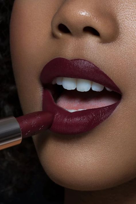 Summer Lipstick Colors, Summer Lipstick, Hello Stranger, Burgundy Lipstick, Lipstick For Dark Skin, Lipstick Designs, Women Lipstick, Dark Lipstick, Colourpop Cosmetics