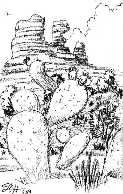 #sedona #cactus #cacti #arizona #az #desert #sketch #draw #drawing #art #tinyart #3x5 #doodle Nomadic Ink Drawing, Southwest Drawings New Mexico, Desert Ink Drawing, Land Restoration Desertification And Drought Resilience Drawing, Desert Sketch Drawing, Southwestern Drawing, Cactus Desert Drawing, Desert Line Drawing, Lowkey Lifestyle