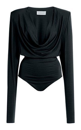 Mode Zara, Alexandre Vauthier, Tapered Trousers, Couture Collection, Black Bodysuit, Fashion Designers, Date Night Outfit, Moda Operandi, Classy Outfits