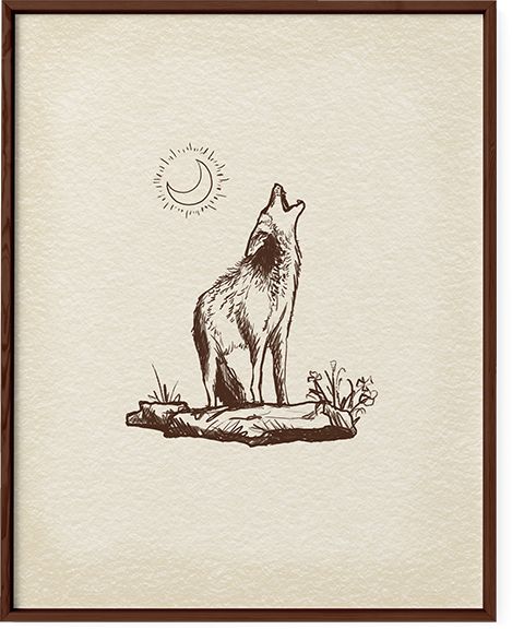 Coyote Howling Drawing, Desert Coyote Tattoo, Wolves Howling At The Moon Tattoo, Coyote Illustration Art, Coyote Howling At The Moon, Western Coyote Tattoo, Western Wolf Tattoo, Coyote Howling Tattoo, Howling Coyote Tattoo