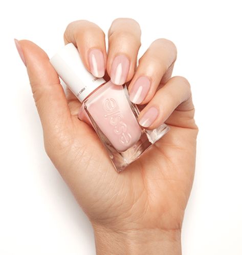 Nails of the week | How To Create: French Fade with Glitter ~ Essie Sheer, Essie Pink Nail Polish, Essie Colors, Sheer Nails, Pink Nail Colors, Couture Nails, Essie Gel Couture, Pink Gel Nails, Long Lasting Nail Polish