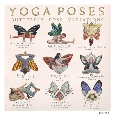 Heart Openers Yoga, Butterfly Pose, Arte Yoga, Yoga Inspo, Latihan Yoga, Yoga Poster, Yoga Posen, Iyengar Yoga, Relaxing Yoga