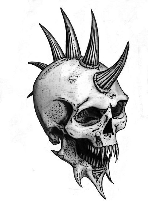 Hunt Showdown Tattoo, Metal Skull Art, Skull Tattoo Designs, Artwork Tattoo, Skull Art Tattoo, Skull Sketch, Skull Art Drawing, Arte Punk, 4 Tattoo