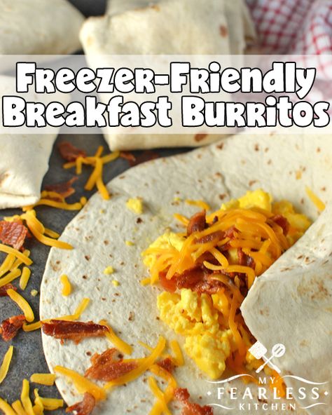 Breakfast Tacos Freezer, Easy Breakfast Burritos, Freezer Breakfast Burritos, Breakfast Burritos Frozen, Diy Breakfast, Kulfi Recipe, Italian Chicken Recipes, Frozen Breakfast, Breakfast Burrito