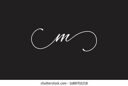 Mm Tattoo Letter, Cursive M Tattoo, Cursive M, Letter M Tattoos, M Tattoos, Floral Cards Design, Script Initial, Initial Tattoo, Cursive Script