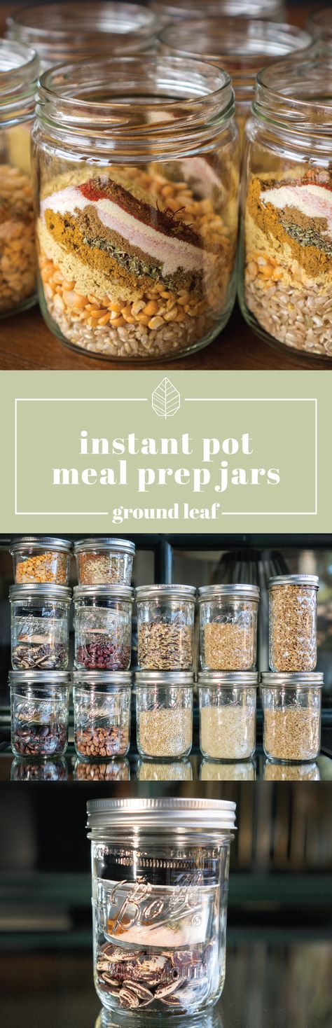 Instant Pot Meal Prep Jars Instant Pot Meal Prep, Jar Meals, Electric Pressure Cooker Recipes, Mason Jar Meals, Meals In A Jar, Make Ahead Meals, Time Saver, Food Preservation, Instapot Recipes