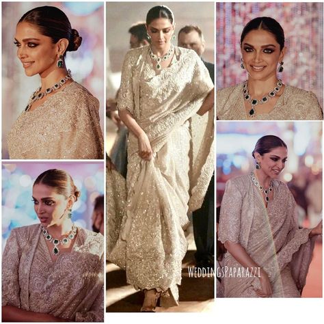 Ivory Saree Bridal, Cream Wedding Saree, Cloth Inspiration, Ivory Saree, White Sari, Faraz Manan, Deepika Padukone Style, Pakistani Fashion Party Wear, Cream Wedding