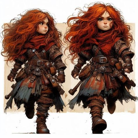 Dnd Hobbit Female, Mushroom Staff Dnd, Gnomes Character Design, Dnd Dwarven Woman, Rock Gnome Dnd Female, Dnd Gnome Art, Gnome Dnd Character Design, Dwarves Dnd, Halfling Woman