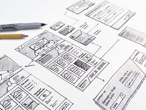 Wireframe Sketches marketing callouts tiles popout global website uiux ux ui sketch wireframes Sketch Website, Wireframe Sketch, Ux Wireframe, Wireframe Website, Ux Design Process, Prototyping Tools, Interactive Marketing, Wireframe Design, Design Websites