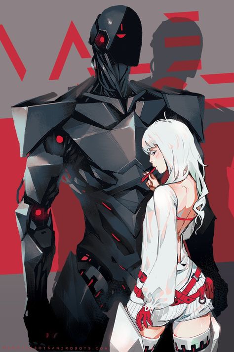 Robots And Lace, Robot Oc Male, Cyberpunk Oc Art, Robot Boyfriend, Robot Oc, Cyberpunk Robot, Sarah Stone, Black And Red Design, Futuristic Robot