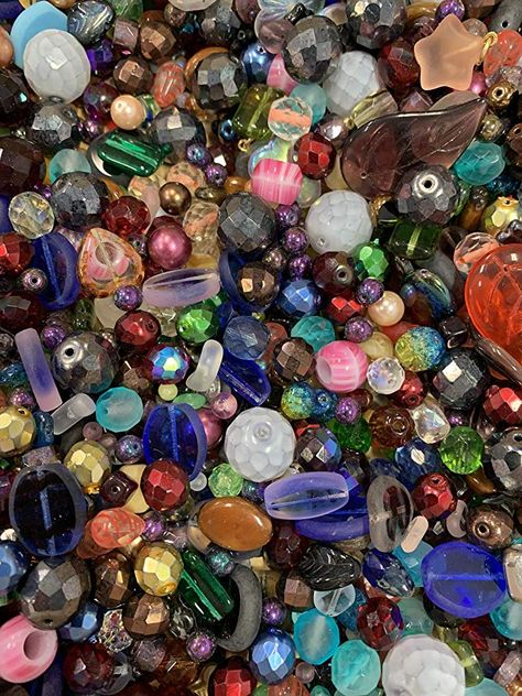 Amazon.com: Half-pound Glass Bead Mix, 4-18mm, Assorted Colors and Shapes, Bulk Lot: Arts, Crafts & Sewing Craft Outlet, Holiday Beading, Single Bead, Creating Jewelry, Diy Lamp, Unique Crafts, Creative Hobbies, Beads For Jewelry Making, Beads For Jewelry