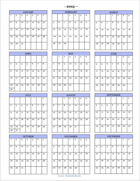 Year Calander 2023, How To Make A Small Calendar, 2023 Full Year Calendar, 2023 Calendar Printable Free One Page, Printable Yearly Calendar 2023, 2023 Year Calendar Printable Free, Printable Calendar Pages 2023, Small Calendar Printable 2023, 2023 Year At A Glance Calendar Printable Free