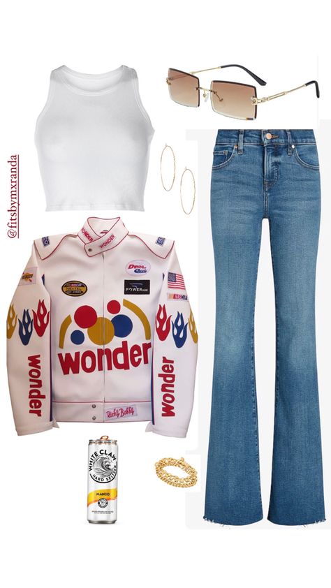 Talidaga Nights Halloween Costume, Talladega Nights Wife Costume, Talladega Nights Halloween Costume, Talladega Outfit, Taladaganights Couple Costume, Talladega Nights Costume Women, Costume Ideas Blonde Women, Talladega Nights Party, Carley Bobby Costume