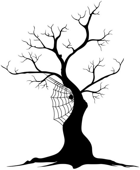 Tree Animated, Best Png, Tree Clip Art, Hairstyles For Oval Faces, Gallery Drawing, Haunted Tree, Tree Doodle, Halloween Layout, Iphone Quotes