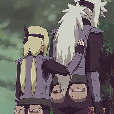 Jiraiya and Tsunade....daaaaang Tsunade is short. Jiraiya Tsunade, Legendary Sannin, Jiraiya And Tsunade, Tsunade And Jiraiya, Naruto Cool, Shino Aburame, Tsunade Senju, Lady Tsunade, Naruto 1