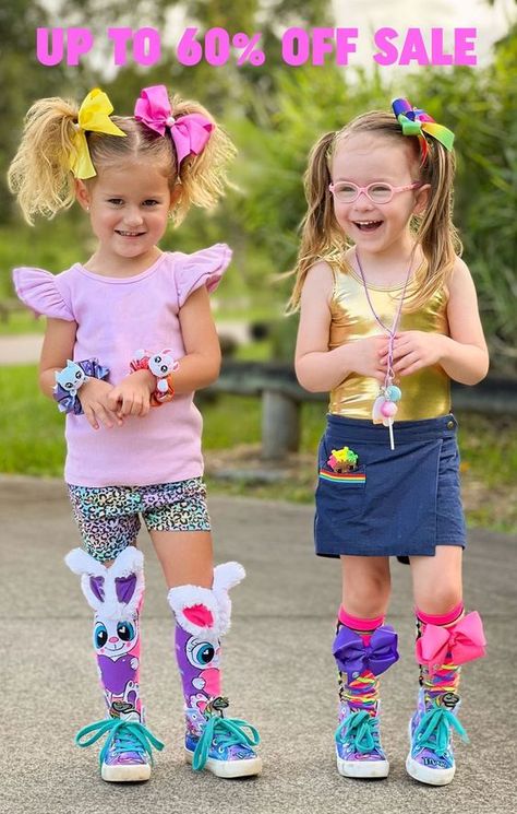 Crazy Socks For Kids, Wacky Socks, Bunny Socks, Colourful Socks, Hearts And Stars, Physical Activities For Kids, Wacky Hair, Crazy Day, Crazy Outfits