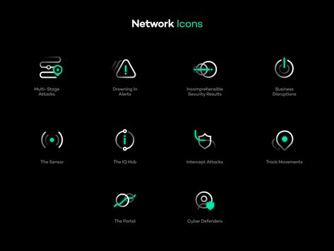 Tech Icon Design, Web Icon Design, Modern Icon Design, Network Branding, Tech Icons, Digital Icon, Car Ui, Icon Set Design, Network Icon