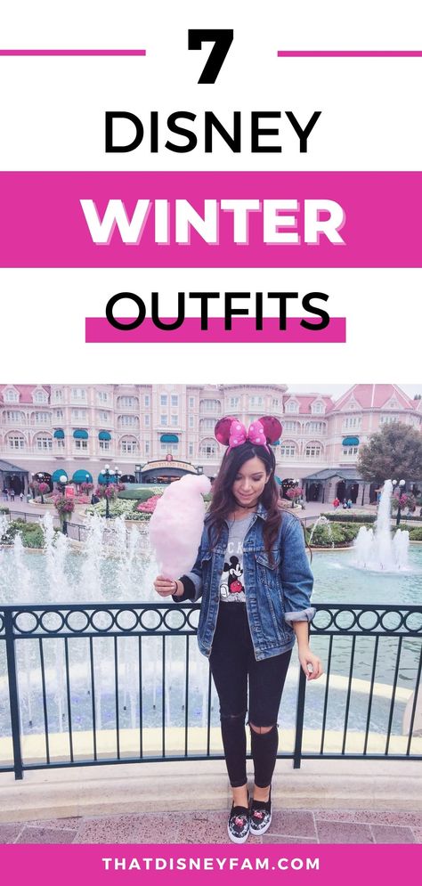 disney winter outfits Disney Park Winter Outfit, Disney Outfits Winter Casual, Disney Outfits Women In December, Outfits To Wear In Disneyland, Outfits For Disneyland Paris, Disney World Outfit Winter, Disney Casual Outfits Winter, Outfits For Disney In December, Mom Disneyland Outfit Winter