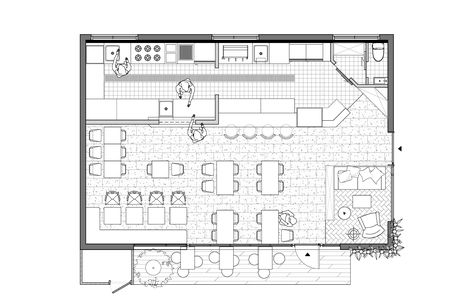 Restaurant Furniture Layout Plan, Cafe Interior Design Plan, Cafe Plan Architecture, Cafe Layout Plan, Cafe Floor Plan, Coffee Plan, Cafe Plan, Restaurant Floor Plan, Cafeteria Design