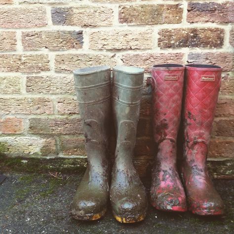 Muddy Boots Aesthetic, Rain Boots Aesthetic, Farmer Boots, Muddy Wellies, Ruby Granger, Aunt Bea, Farmer Art, Gum Boot, Welly Boots