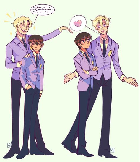 Ouran High School Host Club Tamaki X Haruhi Fanart, Shoujo Background, Haruhi X Tamaki Fanart, Haruhi X Hikaru, Haruhi Fujioka Fanart, Haruhi X Tamaki, Ohshc Fanart, Haruhi And Tamaki, Tamaki And Haruhi