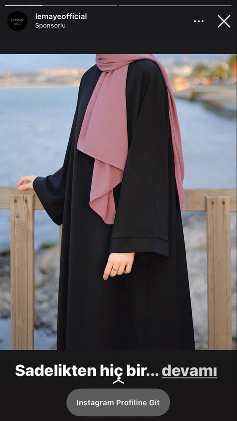 Black Abaya With Colour Hijab, Burqa Designs Simple, Black Abaya Designs Simple, Borka Design, Simple Abaya Designs, Burkha Designs, Burqa Designs, Simple Abaya, Hijab Colors