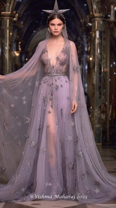 Paolo Sebastian Wedding Dress, Celestial Gown, Celestial Dress, Court Dresses, Fairy Clothes, Fantasy Dresses, Fantasy Gowns, Fairytale Dress, Fantasy Dress