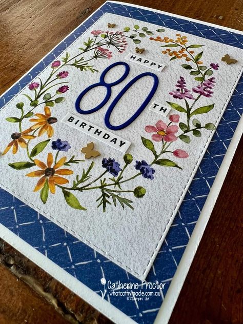 Stampin Up Dainty Flowers, Stampin Up Sympathy Cards, Dainty Delight, Designer Paper Cards, 80th Birthday Cards, Flowers Cards, Paper Layout, Dainty Flowers, Alphabet A