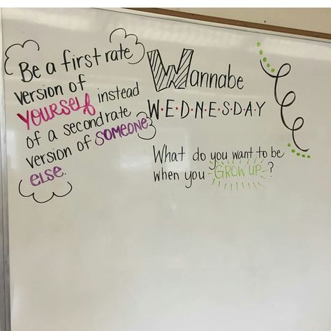 “What are the three qualities you want your best self to be” Morning Prompts, Whiteboard Questions, Whiteboard Prompts, Whiteboard Writing, Morning Writing, Classroom Whiteboard, Whiteboard Messages, Daily Questions, Morning Board