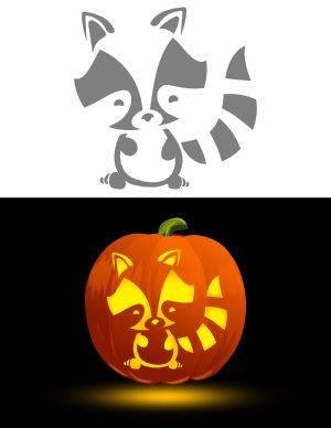 Raccoon Pumpkin Carving, Pumpkin Carving Printables, Raccoon Pumpkin, Free Printable Pumpkin Carving Stencils, Pumpkin Carving Templates Free, Cat Pumpkin Stencil, Printable Pumpkin Carving Stencils, Labu Halloween, Pumpkin Carving Stencils Templates