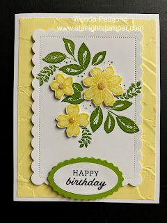 Stamping Up Cards 2023-2024, Stampin Up Petal Park, Petal Park, Falling Flowers, Stamping Projects, Card Making Templates, Hand Stamped Cards, Stamp Projects, Creative Corner