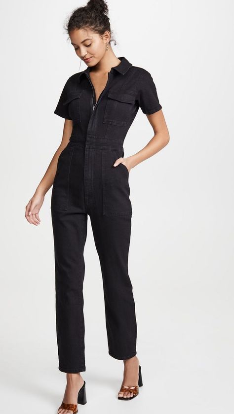 5 Designers Told Me The Trends Fashion People Will Adopt Next Good American Jumpsuit, Utility Jumpsuit Outfit, Jumpsuit Outfit Black, Jumpsuit Outfits, Utility Jumpsuit, Outfit Inspired, China Style, Jumpsuit Outfit, Dresses 2020