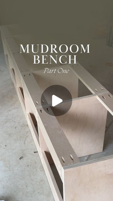 Caitlin | DIY & Woodworking on Instagram: "Follow along to see how I build this custom wooden bench for a mudroom. ✨hint there’s lots of pocket holes 🙃 #woodworking #mudroom #homedecor #customfurniture #carpenter" Diy Mudroom Bench Plans, Diy Entryway Bench, Pocket Holes, Diy Mudroom, Mudroom Bench Plans, Diy Mudroom Bench, Bench Plans, Diy Bench, Hall Tree